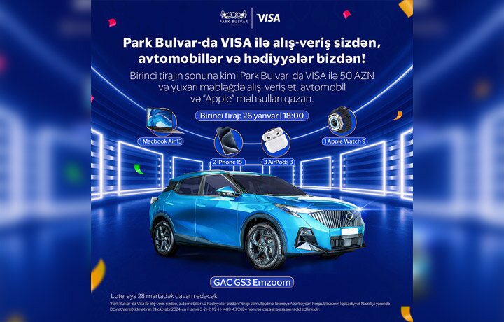 50 manata AVTOMOBİL? Bəli, özü də çox yaxında - 26 yanvarda sənin ola bilər! 