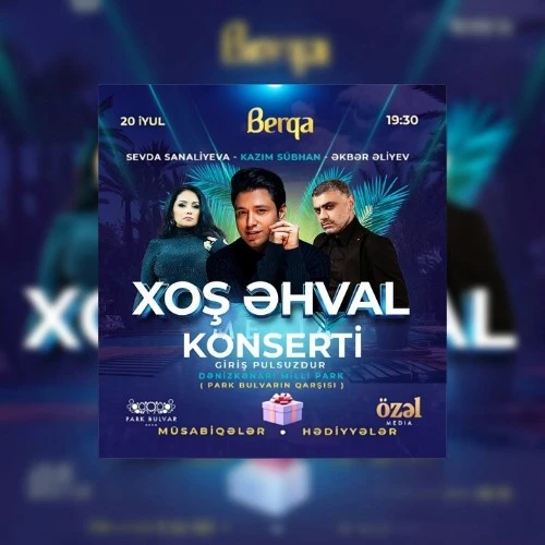 Park Bulvar 20 iyul konsert proqramı